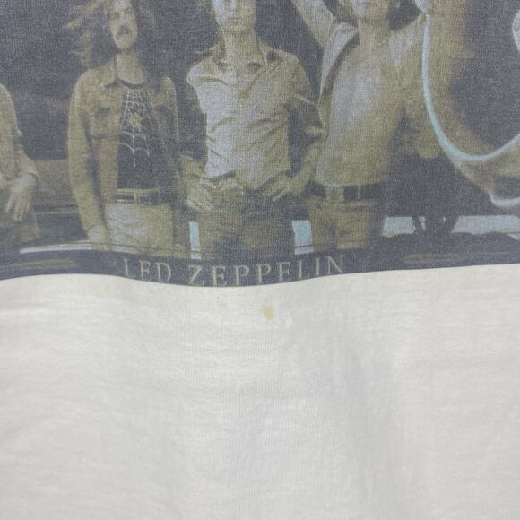 Rose Deal Led Zeppelin Graphic Shirt Adult Extra Large White Short Sleeve - Picture 5 of 14